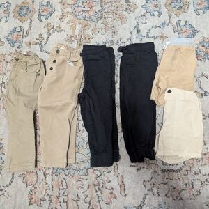 Stylish Kids Bottoms Set - Black, Tan, Cream